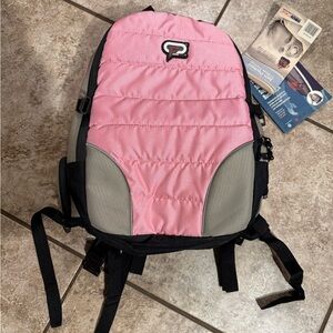 NWT Obusforme Pink and Gray Diaper Backpack